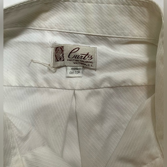 Curt’s formal white dress shirt. 100% cotton, 16.5 neck. Good condition - Picture 12 of 13